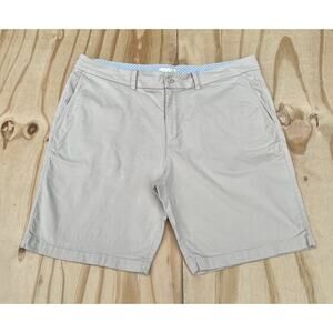 TASC Performance Tailored Shorts Men's Casual Golf Stretch Chino Tan SIZE‎ 38